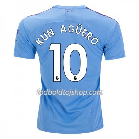 Manchester City Kun Aguero 10 Hjemmebanetrøje 2019-20 S/S